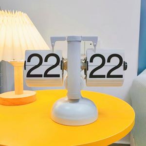 Retro Page Turning Table <b>Digital</b> Flip Desk&Table <b>Clock</b> - Product Image 2