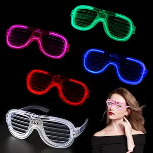 Light up Óculos Shutter Shades LED Party Glasses para Ano Novo Eve Christmas Party