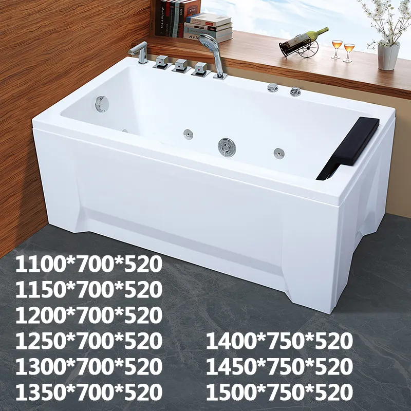 KMRY Acryl massage Luxus eine Massage Doppel hydrotherapie Spa Square Badewanne