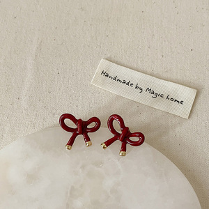 Trendy Cute Butterfly Knot Stud Design Earrings Versatile Niche Commuting New Daily <b>Sweet</b> Style for <b>Gifts</b> - Product Image 3