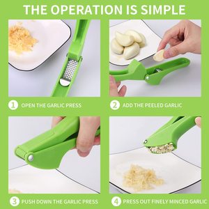 Articles de cuisine professionnels Outils pour légumes <span class=keywords><strong>Presse</strong></span>-<span class=keywords><strong>ail</strong></span> en acier inoxydable - Product Image 3