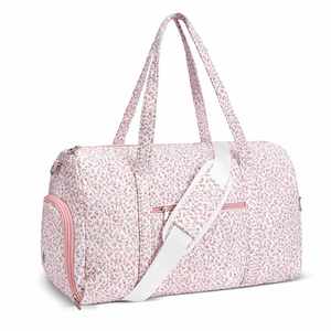 Bolsas de Viaje Acolchadas Grandes para Fin de Semana - Bolsa de Lona Acolchada con Estampado Floral, Bolsa de Hospital para Mujeres en Parto - Product Image 1
