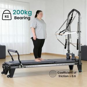 ONEMAX ONEMAX Reformer en aluminium avec demi-tournebroche, fonctionnement silencieux, machine de qualité commerciale pour studio de Pilates - Product Image 5