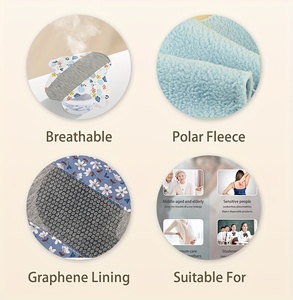 4 unids/set forro de grafeno orgánico reutilizable almohadillas menstruales femeninas traje almohadillas sanitarias con bolsa húmeda lavable - Product Image 6