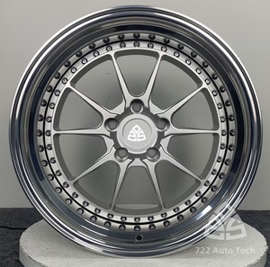 722 Cerchi <span class=keywords><strong>Auto</strong></span> Personalizzati Deep Dish Lucidati a 2 Pezzi e 5 Razze in Lega Forgiata, Rims per <span class=keywords><strong>Auto</strong></span> 18 19 20 21 22 24 Pollici per BMW G20 535i F10 M5 - Product Image 4