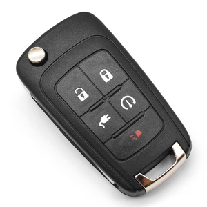 Topbest 2/3/4 botones funda Para llave de coche plegable con tapa remota Para Chevrolet Camaro/Cruze/Equinox/Impala/Malibu/Sonic - Product Image 1