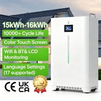 Batería de Almacenamiento de Energía Doméstica de Pared SUPSRSAFE T30 48V/51.2V LiFePO4 Híbrida para Red Eléctrica 10-20kW CAN