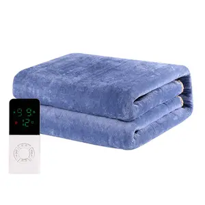 Double personne double contrôle simple personne trois personnes flanelle ménage couverture chauffante électrique matelas électrique