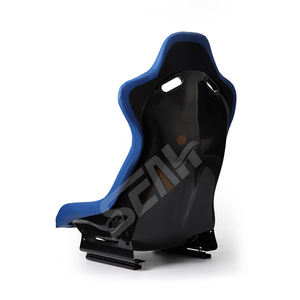 WZSEAHI Высокое качество Универсальный черный + Буле из стекловолокна гоночный автомобиль сиденье спортивный Ковш Сиденья - Product Image 2