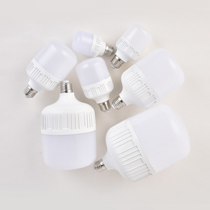 LED <b>Bulbs</b> E27 AC 85-265V Plastic Lampshade Home Use High Power - Product Image 1
