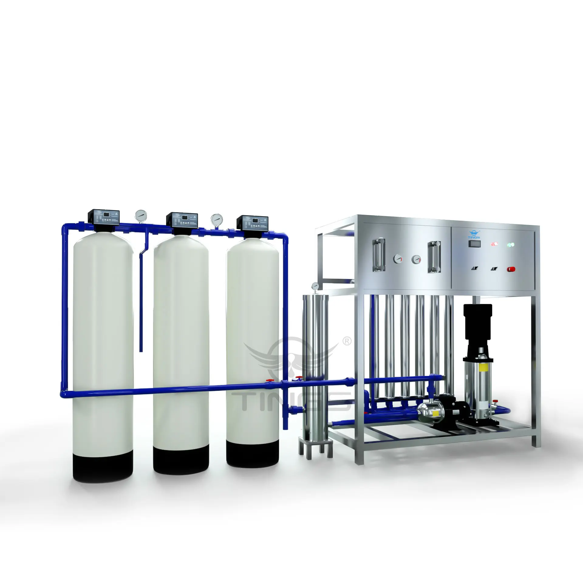 RO Wasser aufbereitung filter Maschine Umkehrosmose Filtration und Reinigungs system