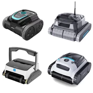 <span class=keywords><strong>Robot</strong></span> <span class=keywords><strong>de</strong></span> nettoyage <span class=keywords><strong>de</strong></span> <span class=keywords><strong>piscine</strong></span> électrique automatique innovant <span class=keywords><strong>WYBOT</strong></span> avec couverture complète, zone d'aspiration <span class=keywords><strong>de</strong></span> 400 m, temps <span class=keywords><strong>de</strong></span> fonctionnement <span class=keywords><strong>de</strong></span> 4,5 h, installation facile - Product Image 1