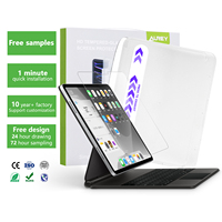 Protection d'écran en verre trempé 2.5D 9H anti-rayures et anti-reflets HD Premium pour iPad Pro 11 pouces et 12.9 pouces – Nouveauté 2026 à succès