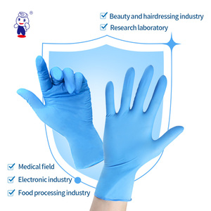 <span class=keywords><strong>Gants</strong></span> jetables en nitrile d'examen médical gratuits de poudre de nettoyage des aliments dentaires non stériles de haute qualité - Product Image 4