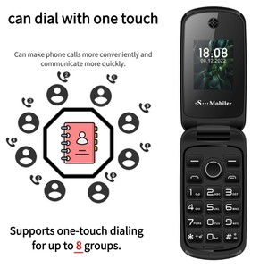 Mini lật điện thoại cao cấp với Dual Sim, bàn phím lớn & SOS nút-ngân sách người cao tuổi di động cho rõ ràng gọi điện thoại - Product Image 2