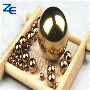 Чистая медь +/-0,05 мм 35 мм латунный шарик может использоваться для производства прецизионных инструментов, судовые детали, гильзы и т. д. - Product Image 5