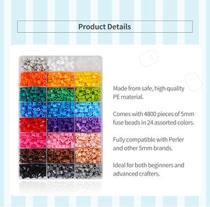 Juguetes DIY para Niños, Manualidades de Pascua, Juguete Educativo, Set de Cuentas Fusibles Midi, Animales de Pascua, Nuevo Regalo para Niños 2025 - Product Image 4