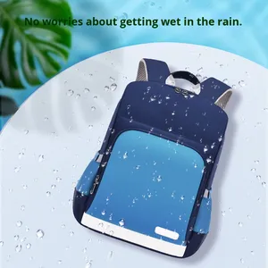 Nouveau Sac à Dos <span class=keywords><strong>Scolaire</strong></span> pour Enfants <span class=keywords><strong>de</strong></span> la Maternelle au CM2, Imprimé Logo Publicitaire, pour <span class=keywords><strong>Cours</strong></span> <span class=keywords><strong>de</strong></span> Remise en Forme et <span class=keywords><strong>de</strong></span> Tutorat, en Nylon Oxford Résistant aux Déchirures et Respirant - Product Image 4