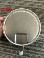 Manomètre à diaphragme en acier inoxydable 316L de qualité sanitaire, 0,1 MPa, pour applications alimentaires, pharmaceutiques et processus CIP