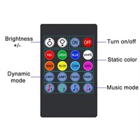 Vente flash : Ruban LED SMD 2835 RGBW de 5 m (16,4 pi) avec télécommande 24 touches, Wi-Fi, musique, bande LED RGBIC, lumière LED RGB