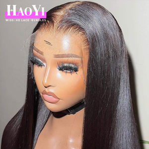 Perruque sans colle en dentelle HD pré-coupée 13x6, cheveux vierges bruts, perruques en cheveux humains avec dentelle frontale HD 13x4, ondulation profonde/d'<span class=keywords><strong>eau</strong></span>, vente en gros - Product Image 3