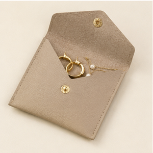 Pochette à bijoux en cuir PU avec fermeture sécurisée pour emballage de petits cadeaux - Product Image 3