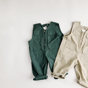 Pantalones Overol para Bebés y Niños Pequeños B34a37, Ropa Casual para Niños, Pantalones Sólidos, Venta al Por Mayor para Boutiques - Product Image 2