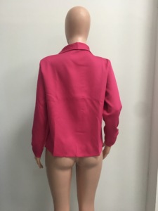 .New Design <b>Plus</b> <b>Size</b> Solid Color Cardigan Short <b>Jackets</b> and Coats Women Fashion - Product Image 5