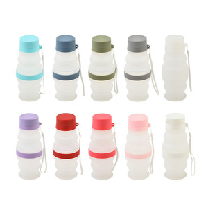 Bouteille <span class=keywords><strong>d</strong></span>'<span class=keywords><strong>eau</strong></span> de sport en silicone portable personnalisée en gros <span class=keywords><strong>eau</strong></span> bouillante <span class=keywords><strong>d</strong></span>'été réutilisable et adaptée au camping applicable - Product Image 5