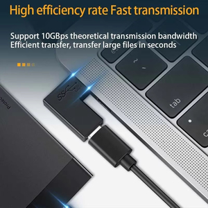 อะแดปเตอร์ USB Type C มุมขวา90องศา<span class=keywords><strong>ตัว</strong></span><span class=keywords><strong>แปลง</strong></span><span class=keywords><strong>ตัว</strong></span>เมียเป็น<span class=keywords><strong>ตัว</strong></span>ผู้แปลง10 Gbps <span class=keywords><strong>ตัว</strong></span>เชื่อมต่อการซิงค์ข้อมูลการชาร์จ - Product Image 5