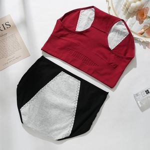 Hoge Taille Compressie Fysiologische Broek Dames Menstruatie Broek Dames Anti Lekkage Driehoek Shorts - Product Image 4