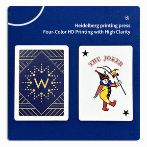 Kode QR kustom kartu bermain anti-curang kertas plastik Poker profesional untuk Kasino - Product Image 3