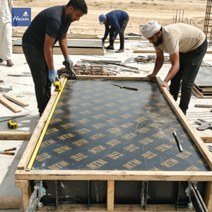 Contreplaqué filmé noir et vert de Chine, norme Biz, âme en <span class=keywords><strong>bois</strong></span> mixte, panneau de construction économique - Product Image 4