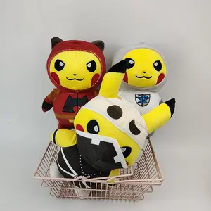 Mix all'ingrosso 8 pollici più popolare Pokemoned Anime Figure bambole personaggio dei cartoni animati Pikachu peluche giocattoli