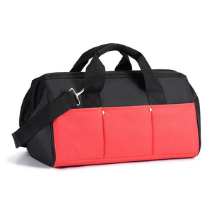 Sac à outils professionnel à large ouverture, sac de travail multi-poches robuste pour électriciens, plombiers et techniciens d'entretien - Product Image 3
