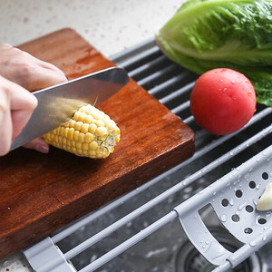 Sopra il lavello scolapiatti scolapiatti da <span class=keywords><strong>cucina</strong></span> scolapiatti arrotolabile per utensili - Product Image 2