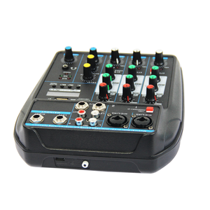 <span class=keywords><strong>Mini</strong></span> console de mixage audio <span class=keywords><strong>DJ</strong></span>, contrôleur audio, mixeur 4 canaux pour ordinateur domestique, diffusion en direct - Product Image 6