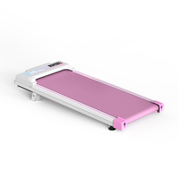 Tapis de marche portable avec télécommande, écran LED 5 pouces, affichage du temps, vitesse, distance, calories, moteur silencieux 2,5 CV pour les pas quotidiens