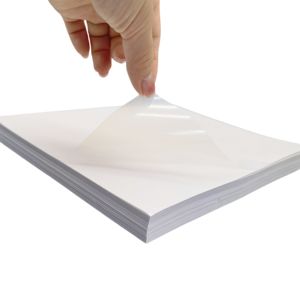 थोक उच्च गुणवत्ता ए 4 70% 100% पारदर्शी पेपर वाटरप्रूफ स्व-चिपकने वाला स्टिकर प्रिंट - Product Image 3