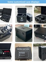 Maletín de Aluminio Negro Personalizado, Caja de Exhibición, Estuche para Documentos, Caja de Almacenamiento para Herramientas/Hardware, Hecho a Medida