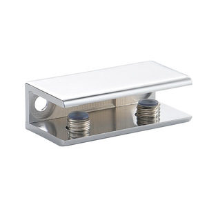 Support d'étagère en verre Gvis, clip en alliage de zinc, support carré ou semi-circulaire pour fixation de cloison de mobilier de bureau - Product Image 2