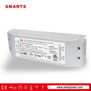 30w 36w 45w 60w 80w 96w 120w 150w 180w 200w de potencia regulable fuente de alimentación de 12v 36v 24v dali led conductor