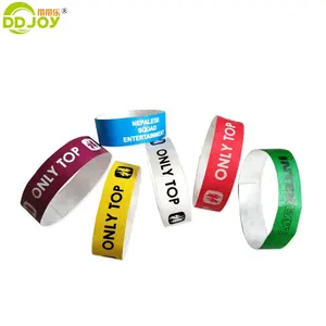 Giáng Sinh Khuyến Mại Mới Tear Resistant Wristband Giấy Dùng Một Lần Băng Tay Tyvek