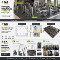 Équipement de Gym Commercial SK – Ensemble Complet en Gros de Machines de Musculation et d'Entraînement à Poids pour Clubs, Hôtels et Domicile – Haute Qualité