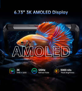TANK 5 Rugged Smartphone 5G <b>Android</b> 16 eSIM Dimensity 9400 Amoled 17600mAh 18+512GB Night Vision WIFI 7 <b>Projector</b> Phone 8849 - Product Image 3