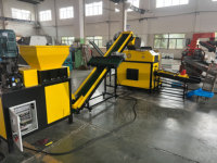 Mesin Granulator Kawat Tembaga 80-100kg/jam W-Q20 dengan Pemisah Elektrostatik, Peralatan Daur Ulang Kabel Otomatis untuk Kawat Bekas
