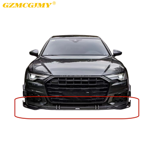 Matériau supérieur préimprégné en Fiber de carbone sèche pare-chocs de voiture A6 <span class=keywords><strong>S6</strong></span> lèvre avant pour <span class=keywords><strong>Audi</strong></span> A6 <span class=keywords><strong>S6</strong></span> 2019-24 pare-chocs de voiture - Product Image 1
