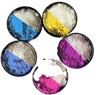 Poudre de pigment activé solaire UV changeant de couleur photochromique au soleil pour le vernis de beauté d'art d'ongles