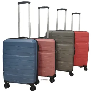 新款时尚设计手推车行李箱PP材料商务/旅行行李