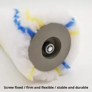 Stock prêt à l'emploi de brosse à rouleau de peinture au latex sans angle mort brosse de bricolage en ciment étanche support personnalisé OEM - Product Image 4